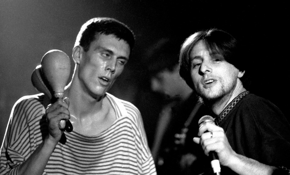 Shaun and Bez are part of music group Happy Mondays