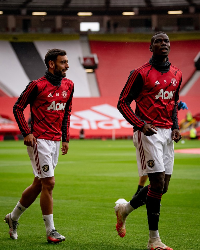 Bruno Fernandes and Paul Pogba have struck up a tantalising partnership in midfield