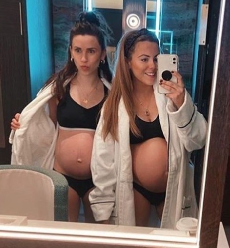 The pair kept their fans up to date throughout their second pregnancy