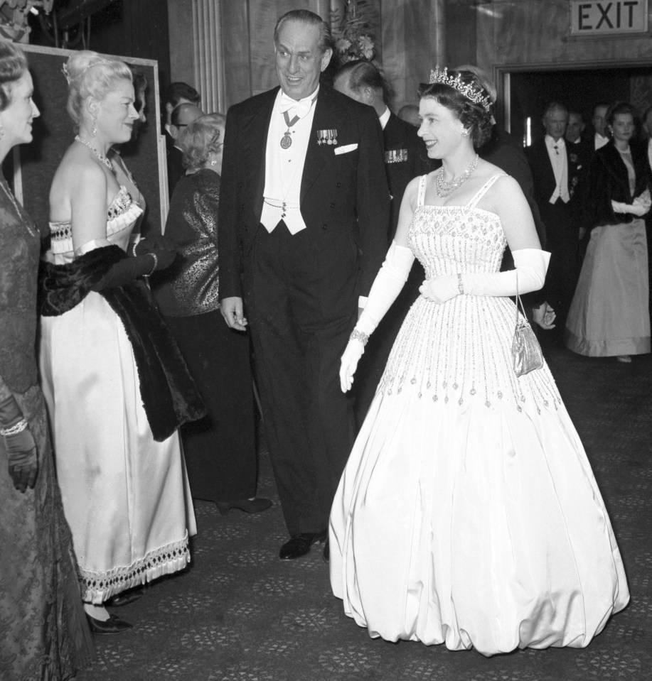 The Queen first wore the dress in 1961