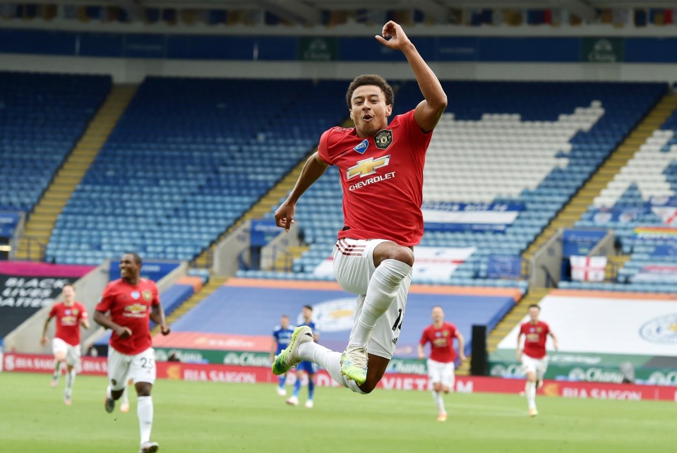 Jesse Lingard bagged his first Premier League goal since December 2018 on Sunday