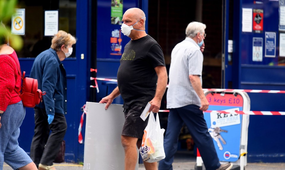 Masks are now mandatory for shoppers in England