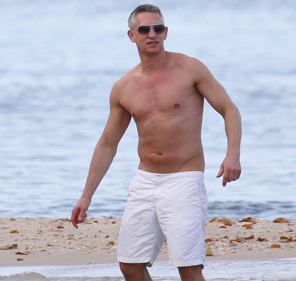 Gary Lineker has still kept his shape despite being 62