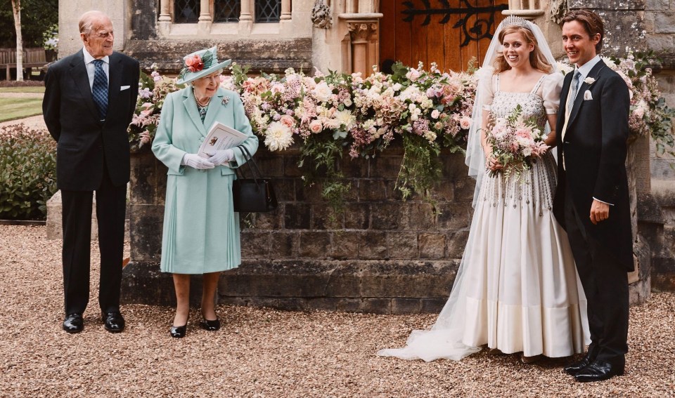 Princess Beatrice tied the knot in a socially distanced ceremony last week