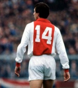 Johan Cruyff’s famous No14 was retired by Ajax on his 60th birthday