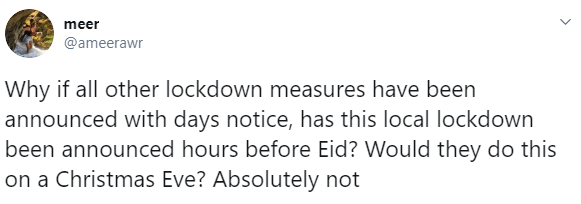 The timing of the lockdown has been criticised