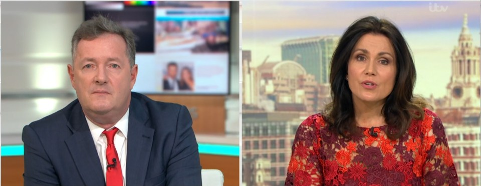 Susanna had to apologise for Piers's potty mouth this morning