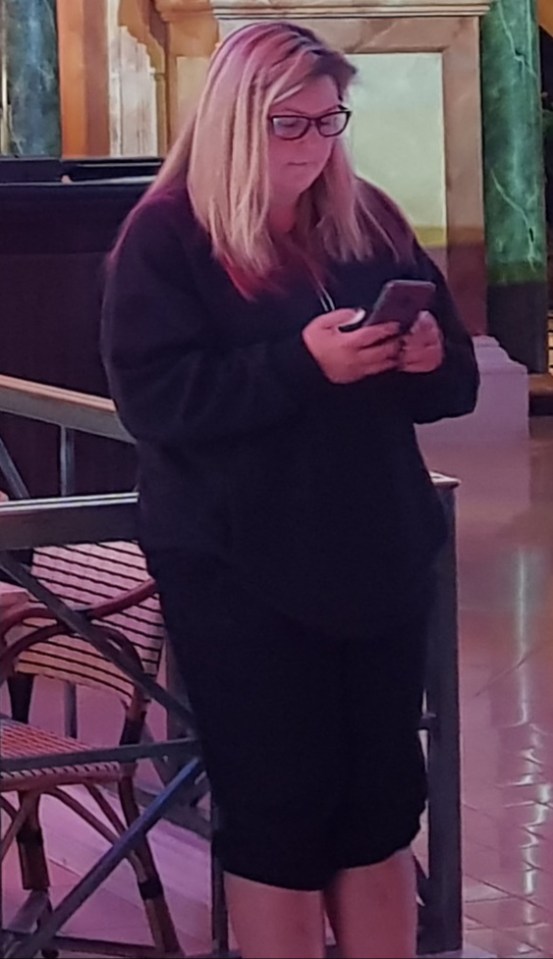 Debbie in 2018 weighing around 15st