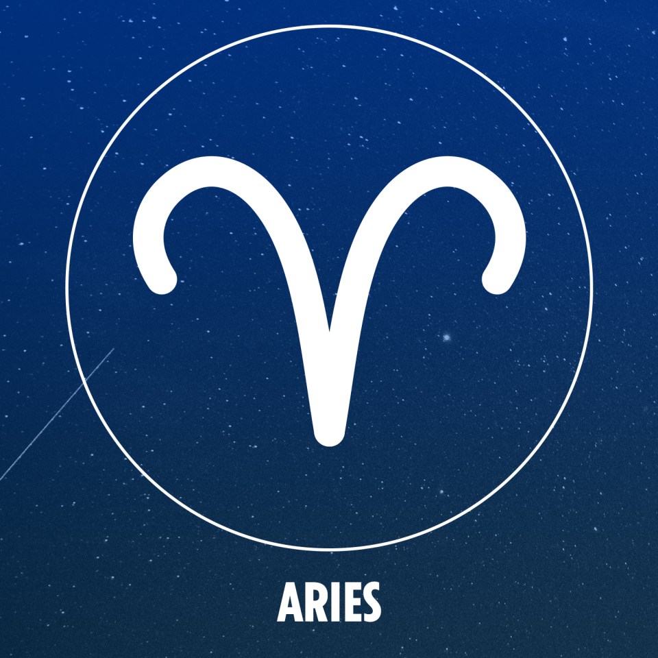 Aries is represented by the horns of  a ram