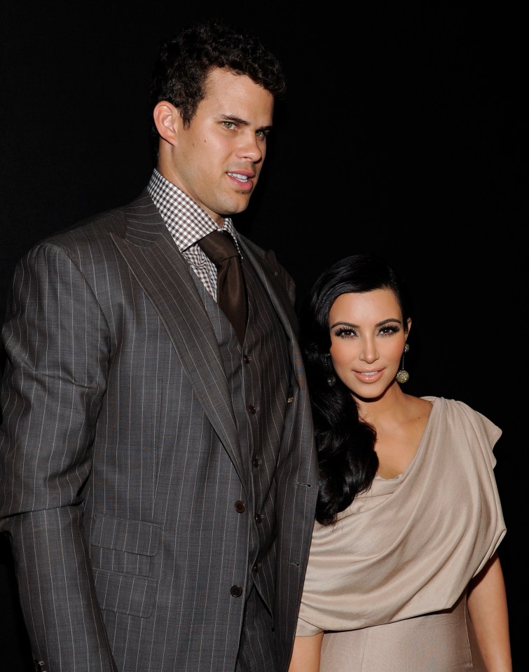 Newlyweds Kris Humphries and Kim Kardashian in 2011