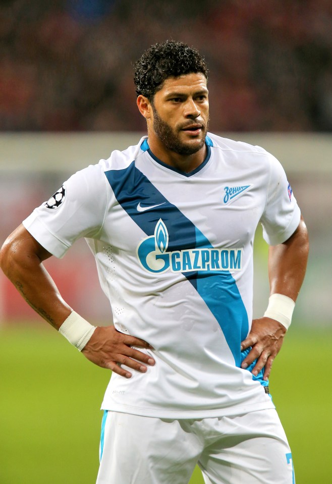 Hulk went to Russia to play with Zenit Saint Petersburg after Porto