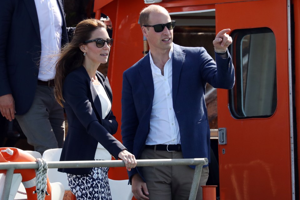 Kate Middleton and Prince William have taken their kids to the Scilly Isles for a summer holiday. Pictured on their 2016 break