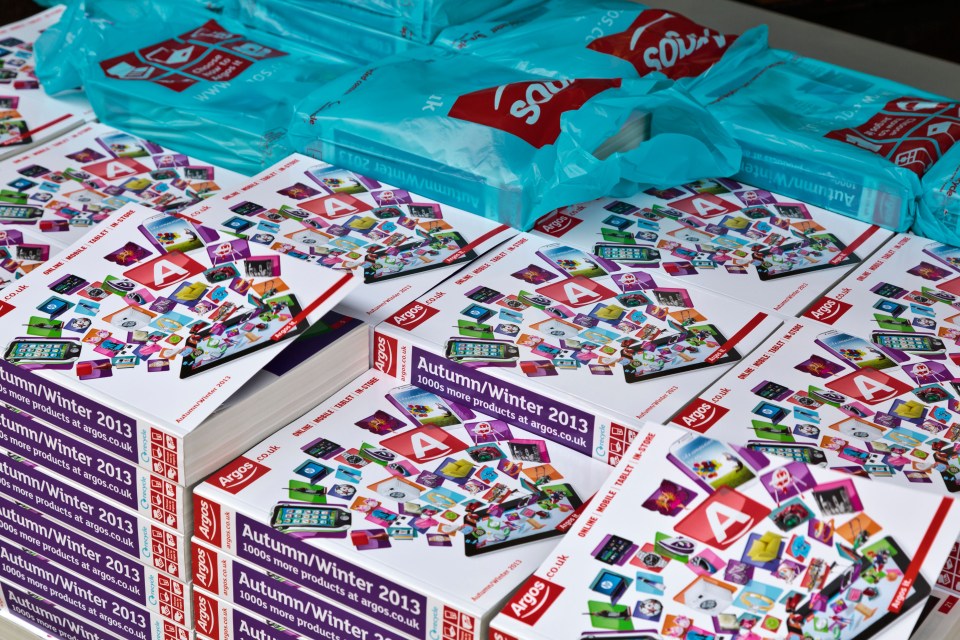 The Argos catalogue is being taken out of circulation as more shoppers move online