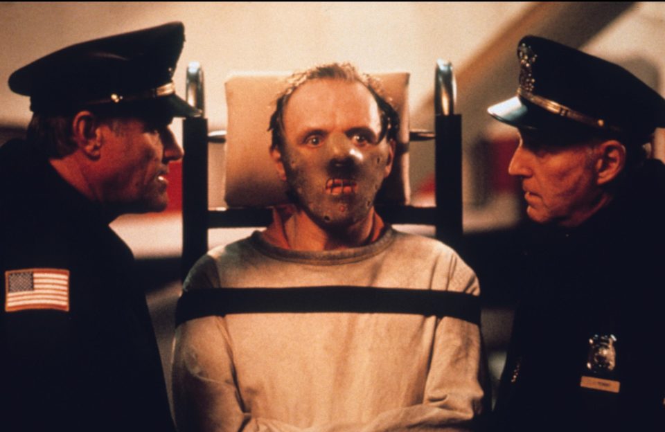  Sir Anthony Hopkins is terrifying as Hannibal Lecter in this classic film