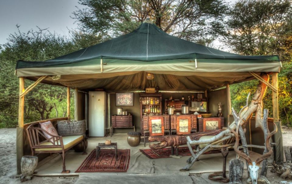 The lodge costs a whopping £1,500-a-night with all tents en suite