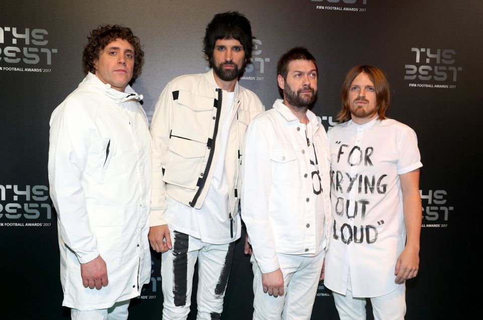 Tom Meighan, third from left, has quit Kasabian