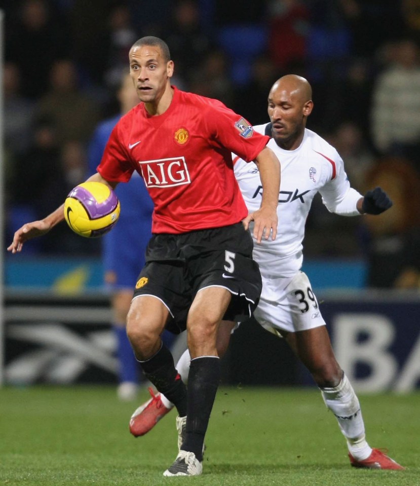 Rio Ferdinand has certainly bulked up since his playing days ended