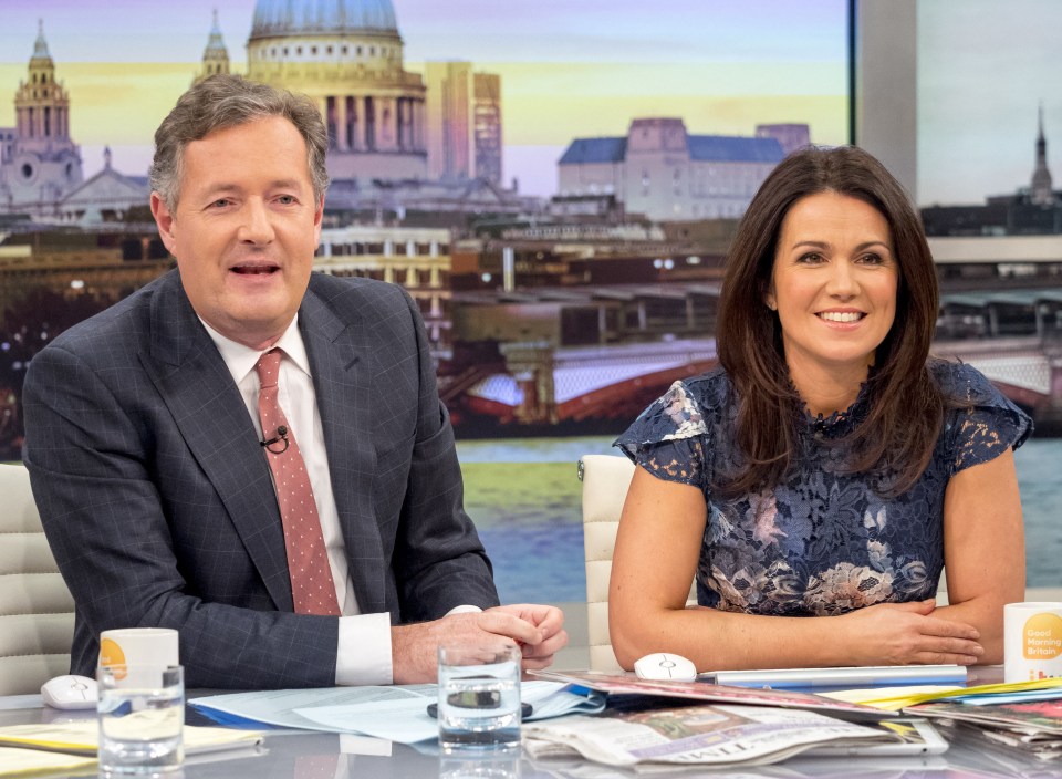 Piers and Susanna Reid are enjoying the summer months off