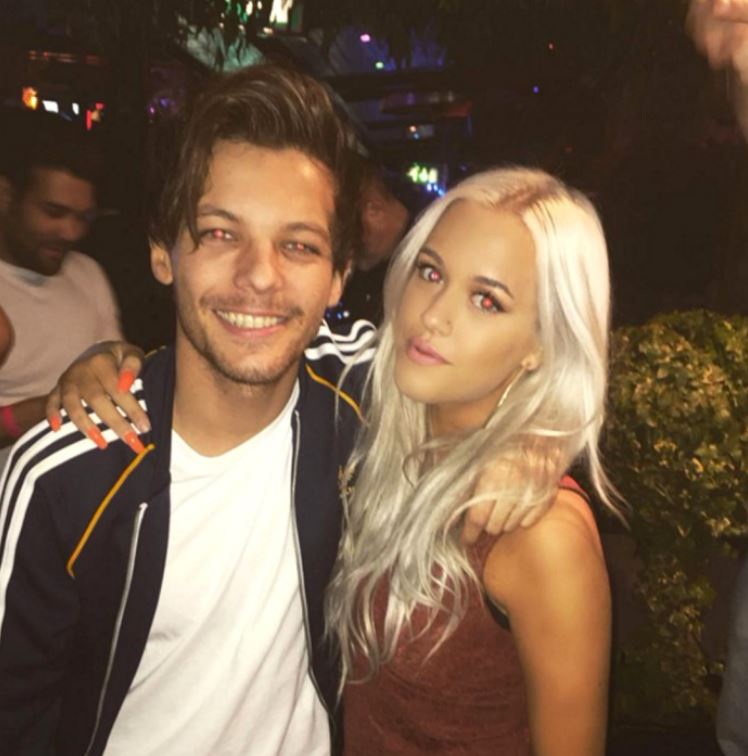 Louis Tomlinson with sister Lottie