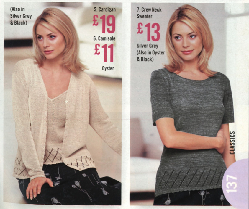 Tess Daly styled woolly ­cardies and tasteful shift dresses