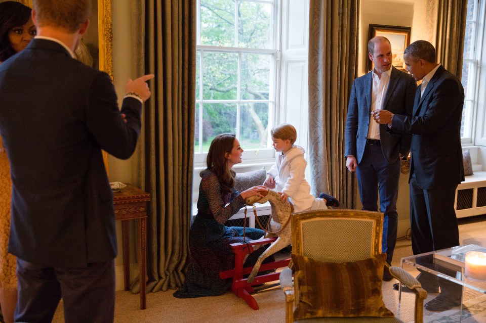 The Obamas gave Prince George a £1,100 rocking horse as a present