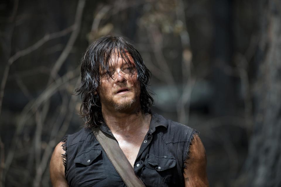 The 51-year-old plays Daryl Dixon in the hit AMC zombie drama, which was forced to delay its season 10 finale because of the coronavirus pandemic