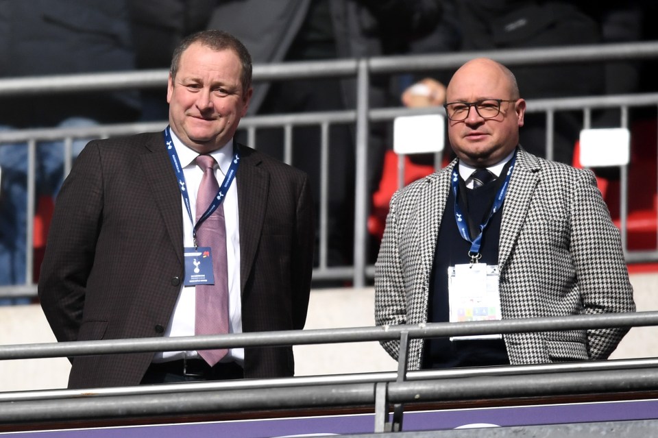 Lee Charnley, right, has claimed the Saudi takeover may not yet be dead