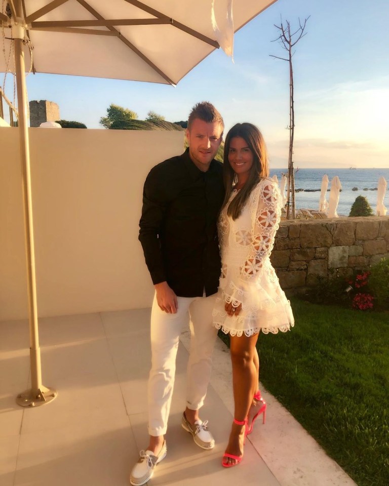 Jamie and Rebekah are enjoying a family holiday in Ibiza