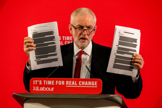 Jeremy Corbyn used documents "amplified" by Russian actors in an election stunt last year