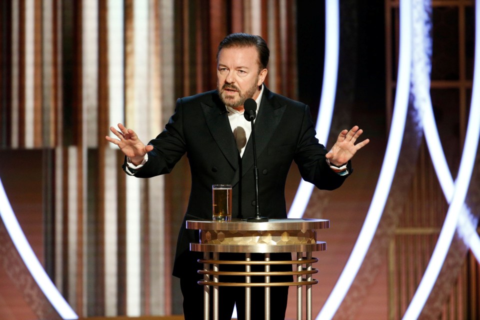 Gervais made headlines around the world in January for his blistering Golden Globes monologue