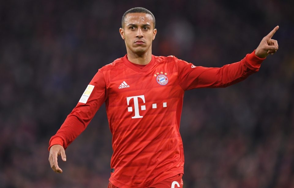  Bayern Munich's Thiago Alcantara is reportedly a top summer target for Liverpool