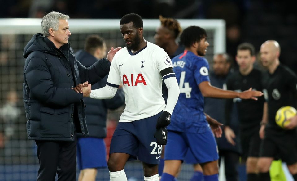 Tanguy Ndombele has had a few run-ins with Jose Mourinho