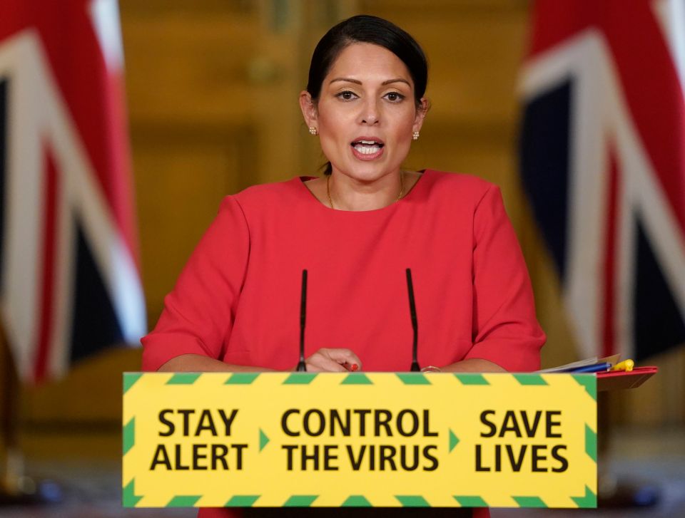 Priti Patel said: 'We will stop at nothing to end these crossings'