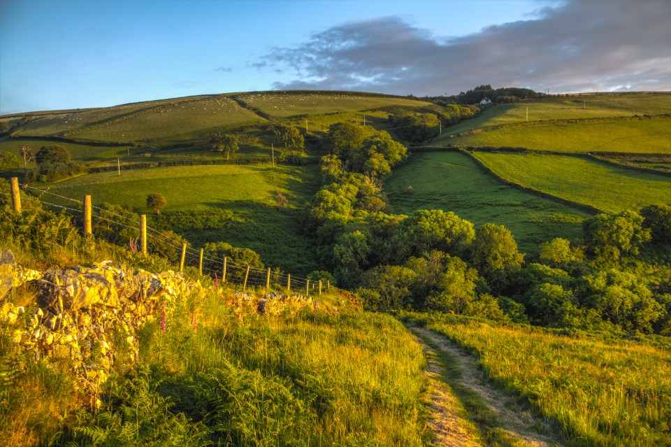 Exmoor National Park, Devon, is prime hiking terrain