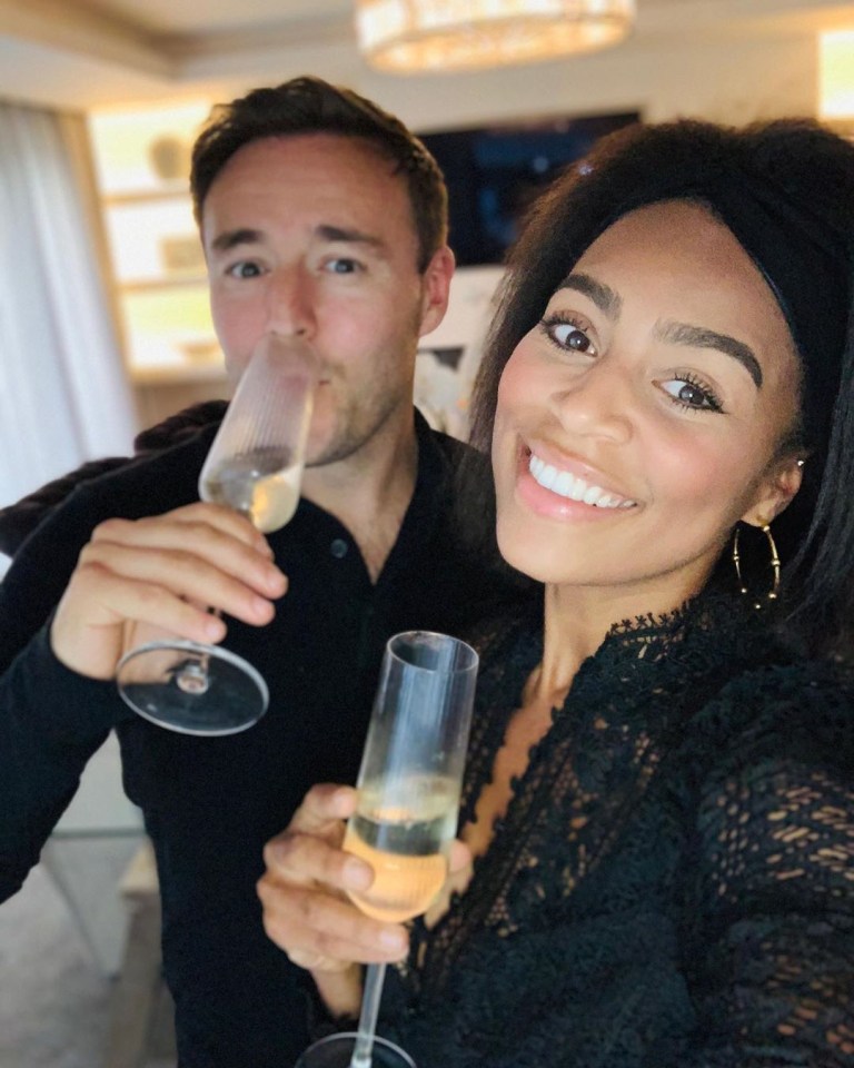  Alan Halsall dated Tisha Merry