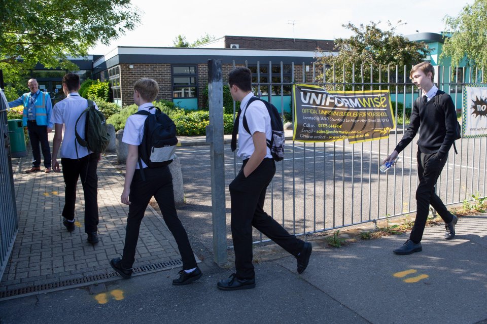 Year groups and specific bubbles will be told to stay together when walking to and from school