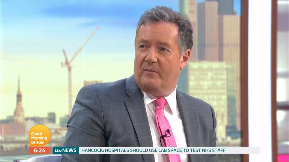 The government is boycotting the show after Piers kept talking over ministers