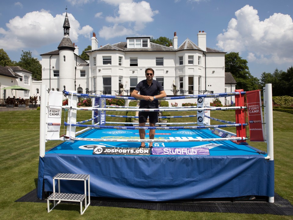 There will be four weekends of boxing at Hearn's Brentwood home