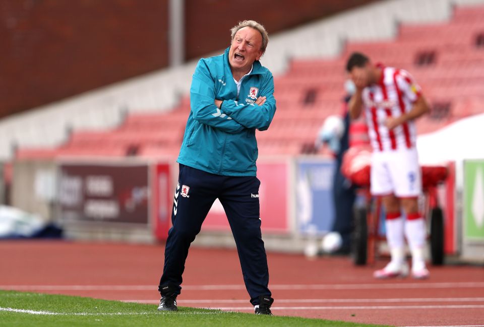 Warnock has been tasked with keeping Boro in the Championship