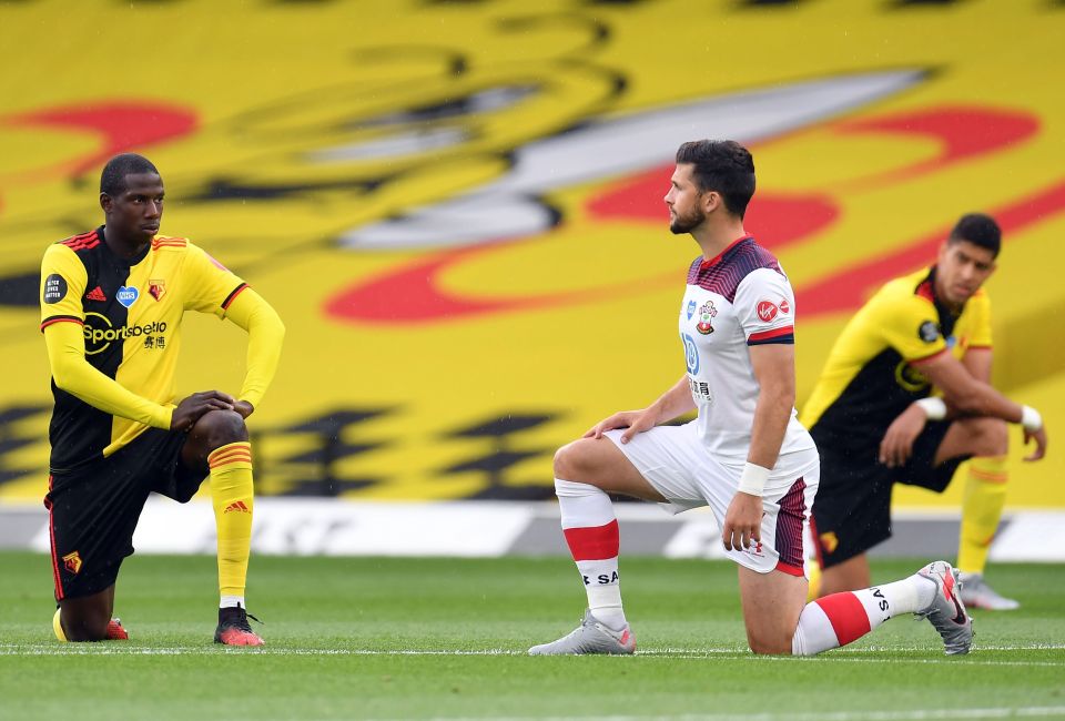 Premier League players have been taking a knee since football returned from lockdown