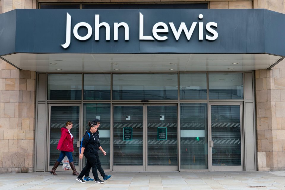 Exterior view of John Lewis store in Edinburgh