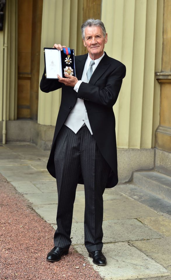 Sir Michael Palin was awarded the Most Distinguished Order of St Michael and St George but backed calls for it to be changed