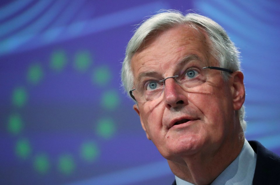 EU's Brexit negotiator Michel Barnier in Brussels