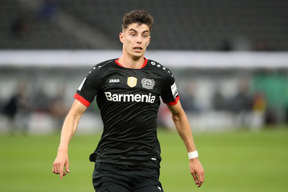 Chelsea will have to pay over £90m to seal a deal for Bayer Leverkusen star Kai Havertz