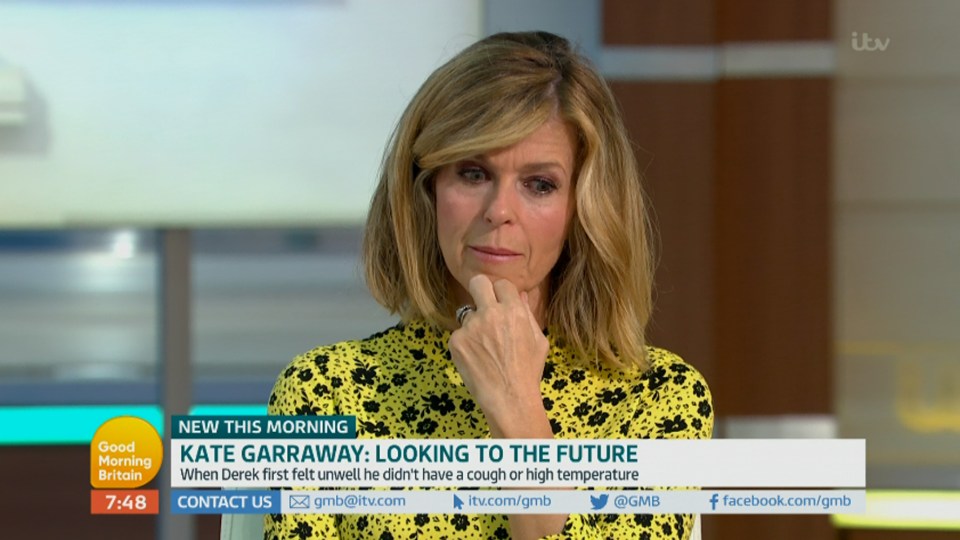 Kate Garraway is returning to Good Morning Britain on Monday amidst her husband's ongoing coronavirus battle