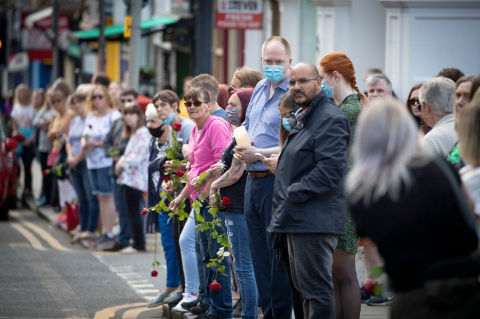 Huge numbers turned out to pay their respects