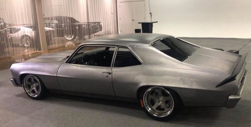 Rogan had his Chevrolet Nova completely redesigned with Camaro parts