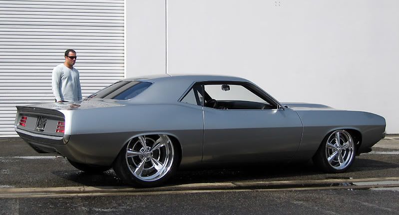 Rogan calls his Plymouth Barracuda the "Sick Fish"