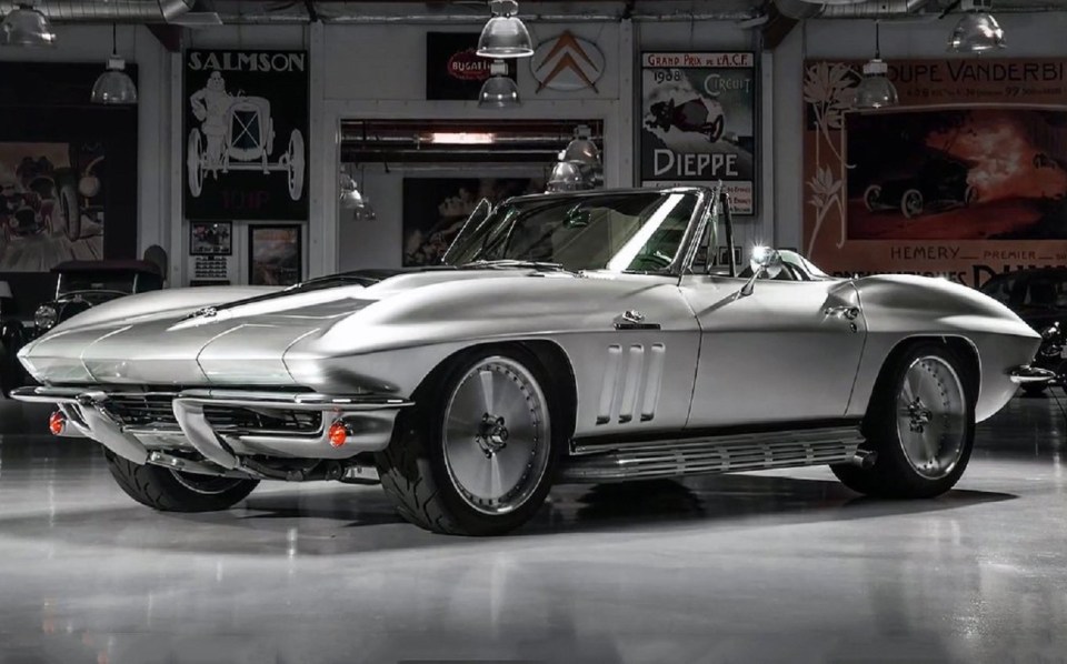 A 1965 Corvette Stingray is Rogan's most impressive looking motor