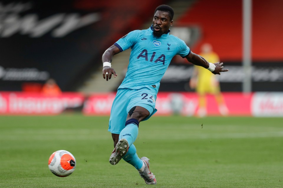  Serge Aurier joined Spurs from Paris Saint-Germain in 2017